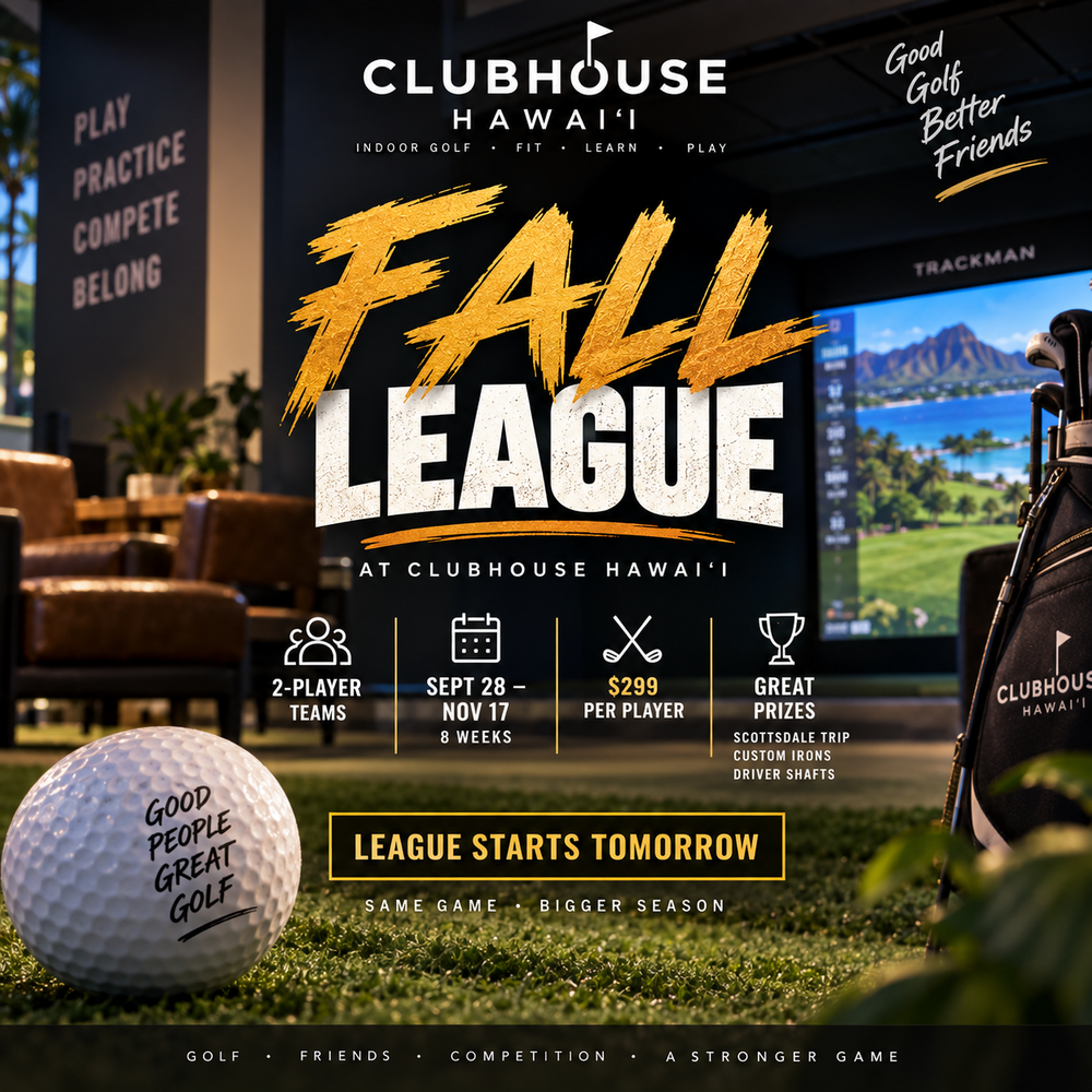 Clubhouse Hawaii Fall Golf League 2026 – Win a Scottsdale Golf Trip